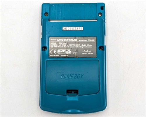 Gameboy Color - Console - Teal - SNR CH20583871  (B Grade) (Genbrug)